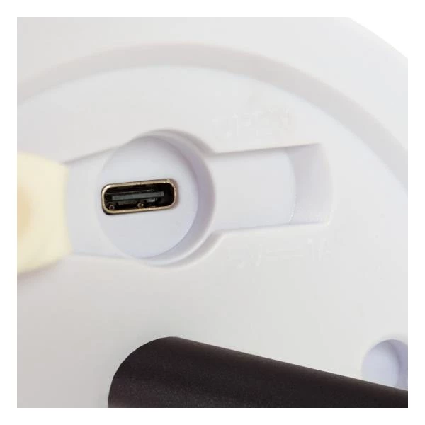 Lucide TYON - wiederaufladbare Tischlampe Innen/Außen - Akku/Batterie - LED Dim. - 1x2W 2700K - IP65 - Schwarz - detail 3